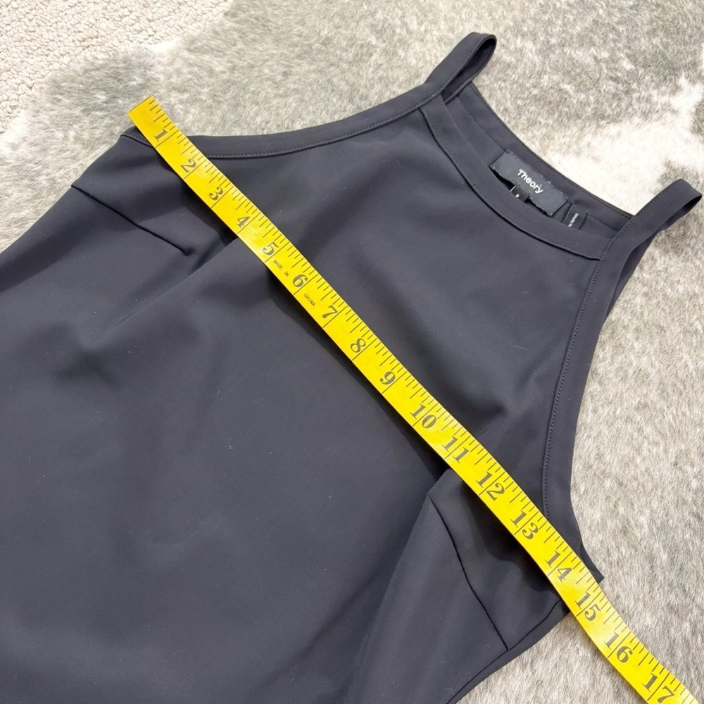 Theory Cropped Halter Tank Top Precision Ponte XS 0 P - Picture 10 of 10